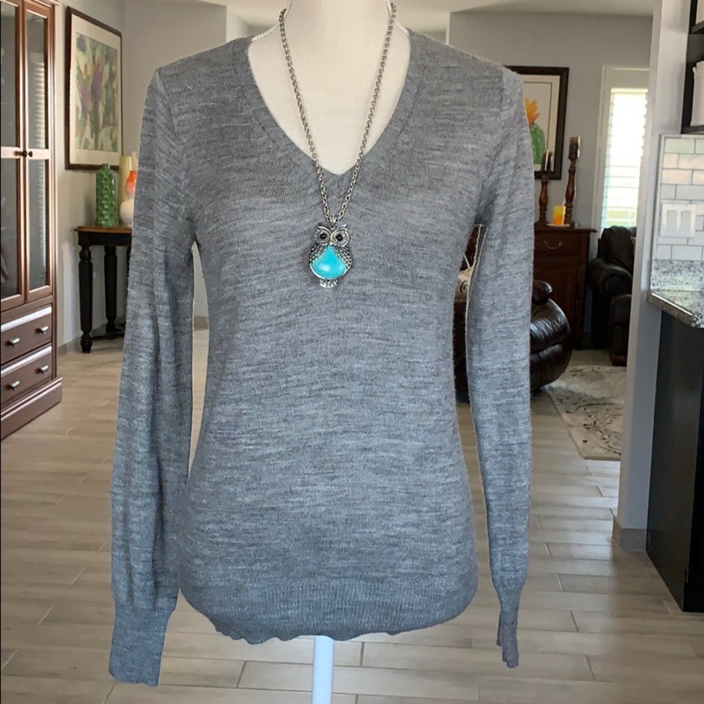 Ann Taylor, gray sweater